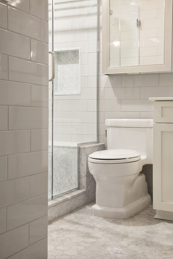Upper West Side II gut renovation with refined living room finishes — image 4 of 6