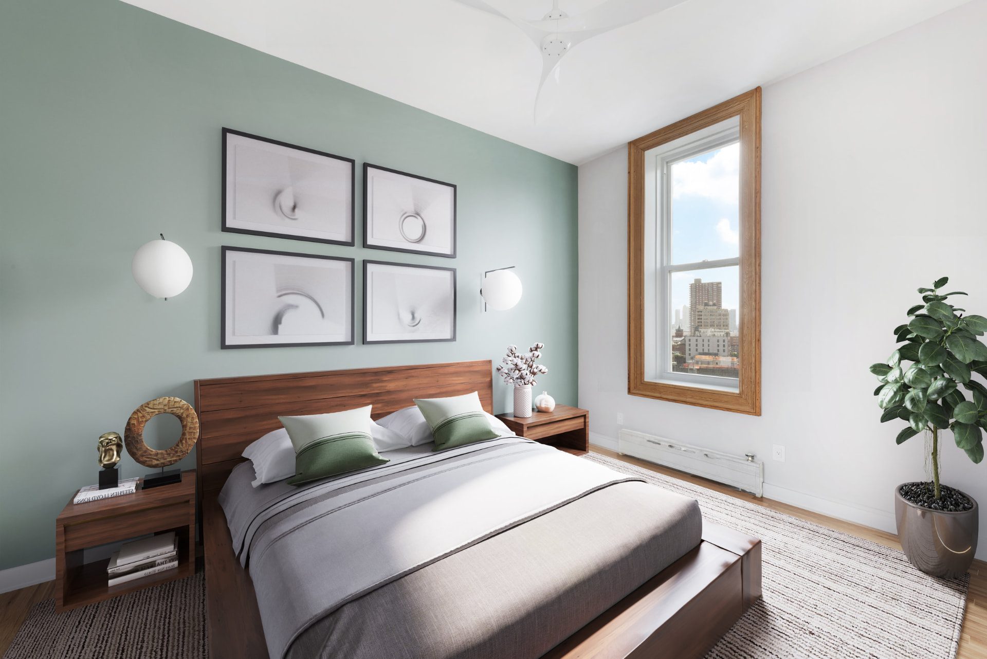 Luxury Tribeca residence renovation at 395 Broadway featuring custom millwork, white oak flooring, and refined marble finishes. — image 5 of 10