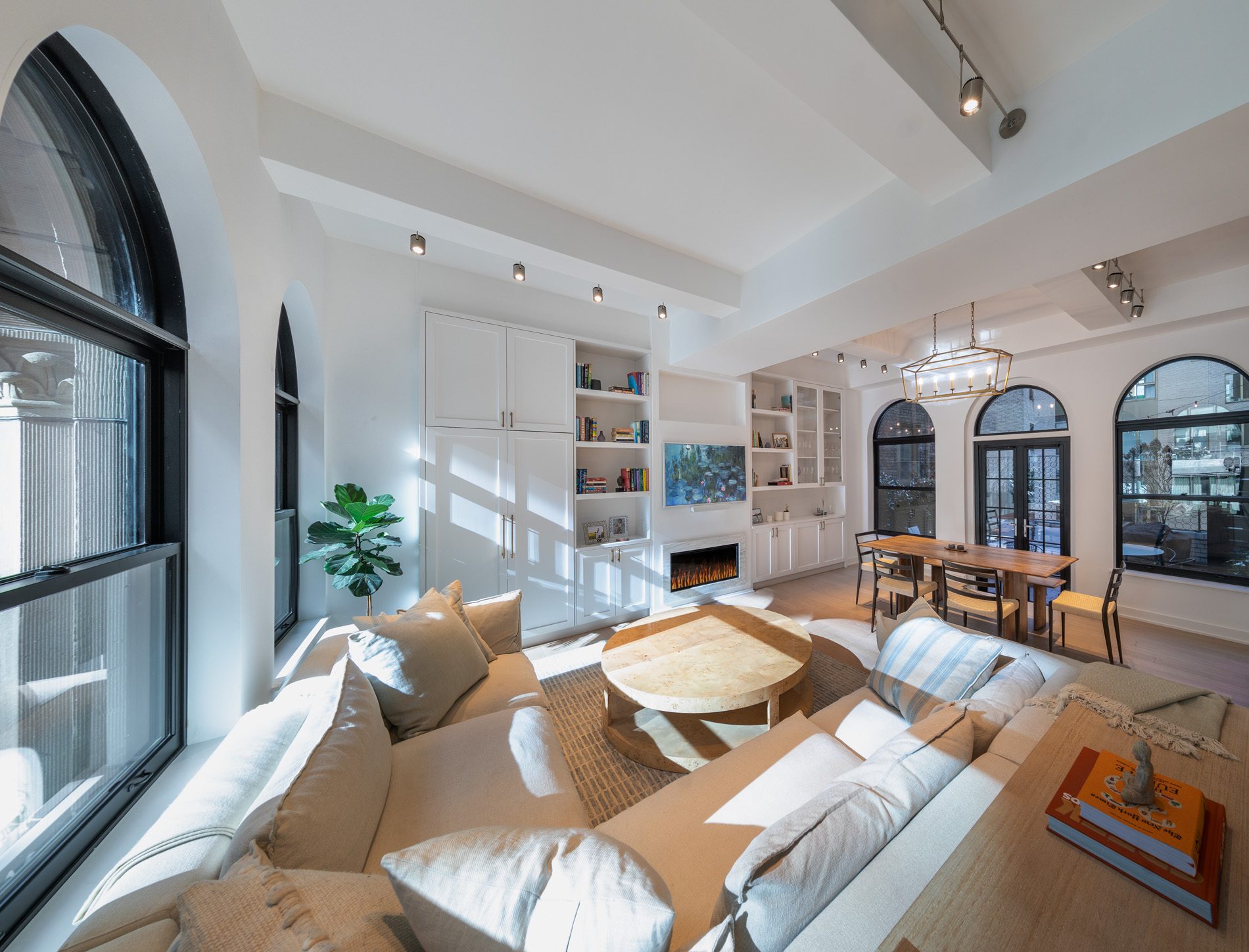 Gramercy Park apartment interior with classical proportions and modern finishes